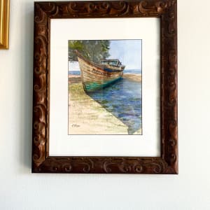 Pompano by Theresia McInnis  Image: Framed under glass. 20x16"