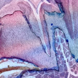 Starfish in Pastels by Theresia McInnis  Image: close up of sparkling mica paint pigments 