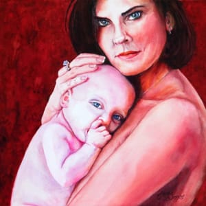 Kim and Baby by Theresia McInnis, Image 1.