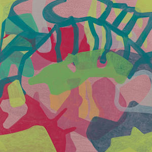 Big Cypress, 2023 by Eric Reinemann  Image: Element 6- Alligator, 22x30, acrylic on paper, 2023