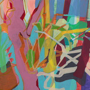 Big Cypress, 2023 by Eric Reinemann  Image: Element 11- Bromeliad 1, 22x30, acrylic on paper, 2023
