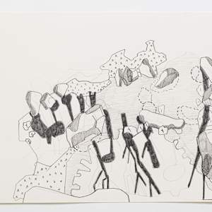 Cascade 23 by Eric Reinemann  Image: Element 8, 9x14, graphite on paper