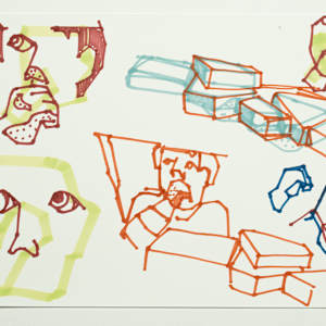 P240 - Figures by Eric Reinemann  Image: Element 25, 9x14