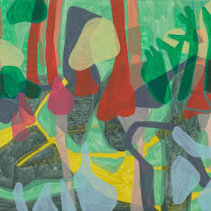 Big Cypress, 2023 by Eric Reinemann  Image: Element 9- Reflections Over Clear Water, 22x30, acrylic on paper, 2023