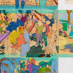 Timeline by Eric Reinemann  Image: Timeline detail- left side