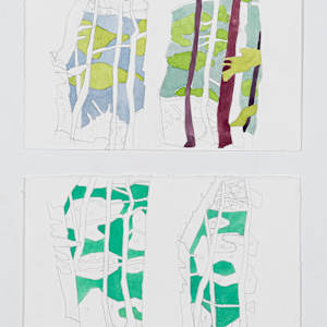 Mauserts Pond 3, diptych by Eric Reinemann  Image: Mauserts Pond, diptych 