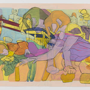 Timeline by Eric Reinemann  Image: Element 2- Backyard B, 22x30, acrylic and charcoal on paper