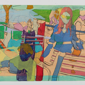 Timeline by Eric Reinemann  Image: Element 5, Central Park A, 22x30, acrylic and charcoal on paper