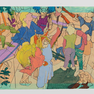 Timeline by Eric Reinemann  Image: Element 6, Central Park B, 22x30, acrylic and charcoal on paper