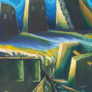 Cobalt Monoliths by Joyce Hughes