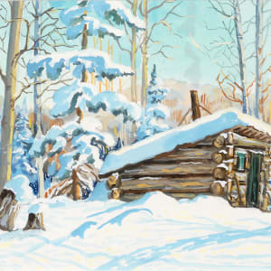 Winter Shack by Muriel Newton-White