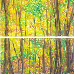 Fig. 4  Watercolor on Paper, 5" x 11" by Michelle Hinebrook, Image 1.
