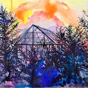 Botanical Sunset by Michelle Hinebrook, Image 1.