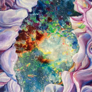 Cosmic Flower by Michelle Hinebrook 