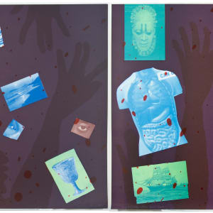 Autobiography: Past & Present II by Howardena Pindell