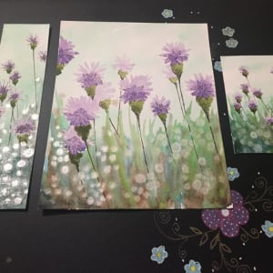 Thistle  Image: Bookmark, flat card, trading card