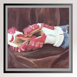 First Oil Painting by Carolyn Dawn Good 