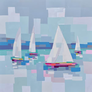 "Morning in The Harbor" by Alma Ramirez