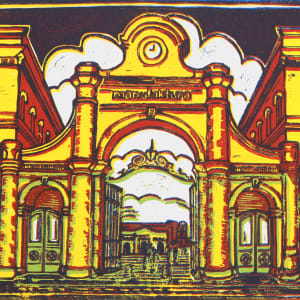 Lodz Series - Poznanski Factory Yellow by Elizabeth Czaplinski, Image 1.
