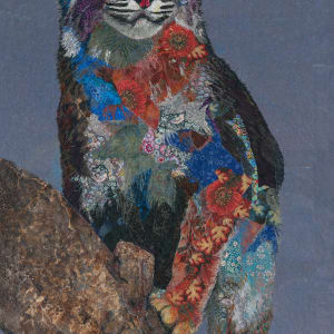 "Pretty Kitty"       Eastern bobcat (Lynx rufus rufus) by Susan Fay Schauer Fiber Artist 