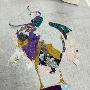 "Gull Life" - Smithsonian Gull  (Larus smithsonianus)  Photographer: Donna Tolbert Anderson by Susan Fay Schauer Fiber Artist 