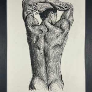 Back Side of Valentin No. 1 by John Velo 
