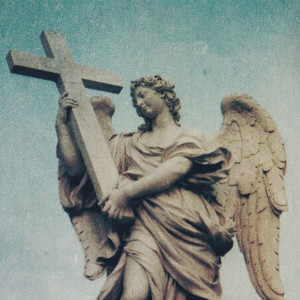Angels of Rome No.1 - Cross by Barbara Storey 