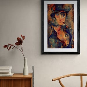 Enigmatic Woman by Barbara Storey  Image: Room view
