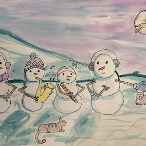 Snow Families by Macy Van Abbema