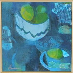 Simple Shapes in Blue by Vicki Janssens, Image 1.