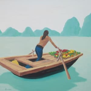 Vietnamese Produce Vendor by Roger Ewers