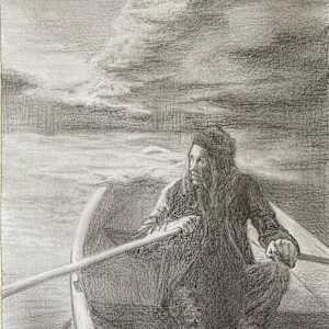 Rowing Backwards Into the Future by Tia Sunshine Art, Image 2.