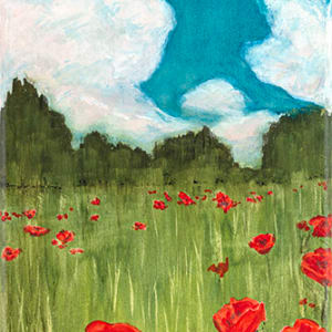 Poppy Days by Tia Sunshine Art 