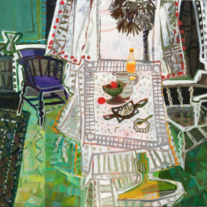 A Summer Table, Braque Fugue Revisited by Christine Webb