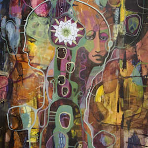 Entwined in the Living Canvas by Dominique Normand