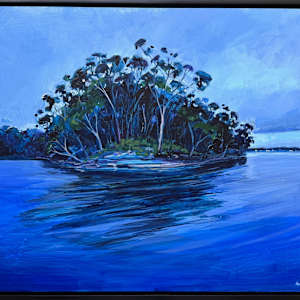 Boating home before dark by Kate Gradwell