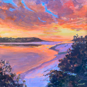 South Coast Sunset by Kate Gradwell  