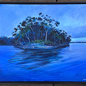 Boating home before dark by Kate Gradwell 
