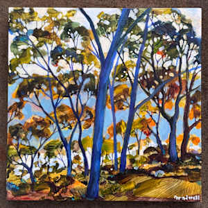 Blue Trees by Kate Gradwell 