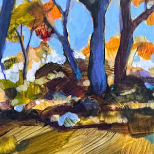 Blue Trees by Kate Gradwell 