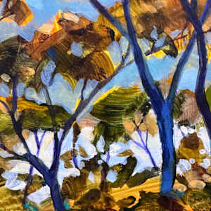 Blue Trees by Kate Gradwell 