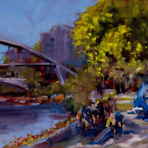 Morning Coffee at South Bank by Jason Hawkins