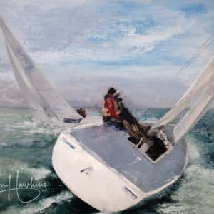 Racing on Moreton Bay by Jason Hawkins