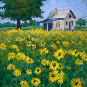 Ole Farmstead Sunflower Field by Diane Pavelka