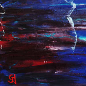 Harbour Reflections by Geoff Hargraves  Image: Harbour reflections, signature