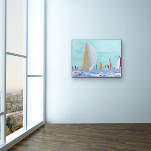 To Hobart by Geoff Hargraves  Image: Hanging on a virtual wall using ArtRoom app.