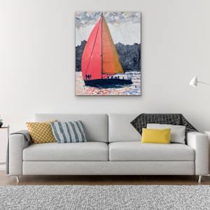 Spinnaker Silhouette by Geoff Hargraves 