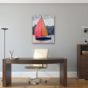 Spinnaker Silhouette by Geoff Hargraves 