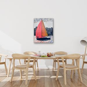 Spinnaker Silhouette by Geoff Hargraves 