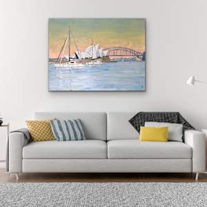 Dawn, New Years Day- Farm Cove by Geoff Hargraves 